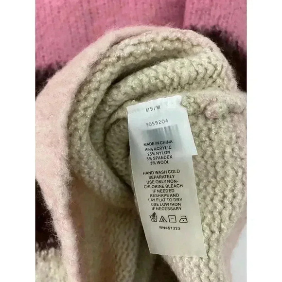 Vince Camuto pink shadow pullover sweater- M - Picture 4 of 4